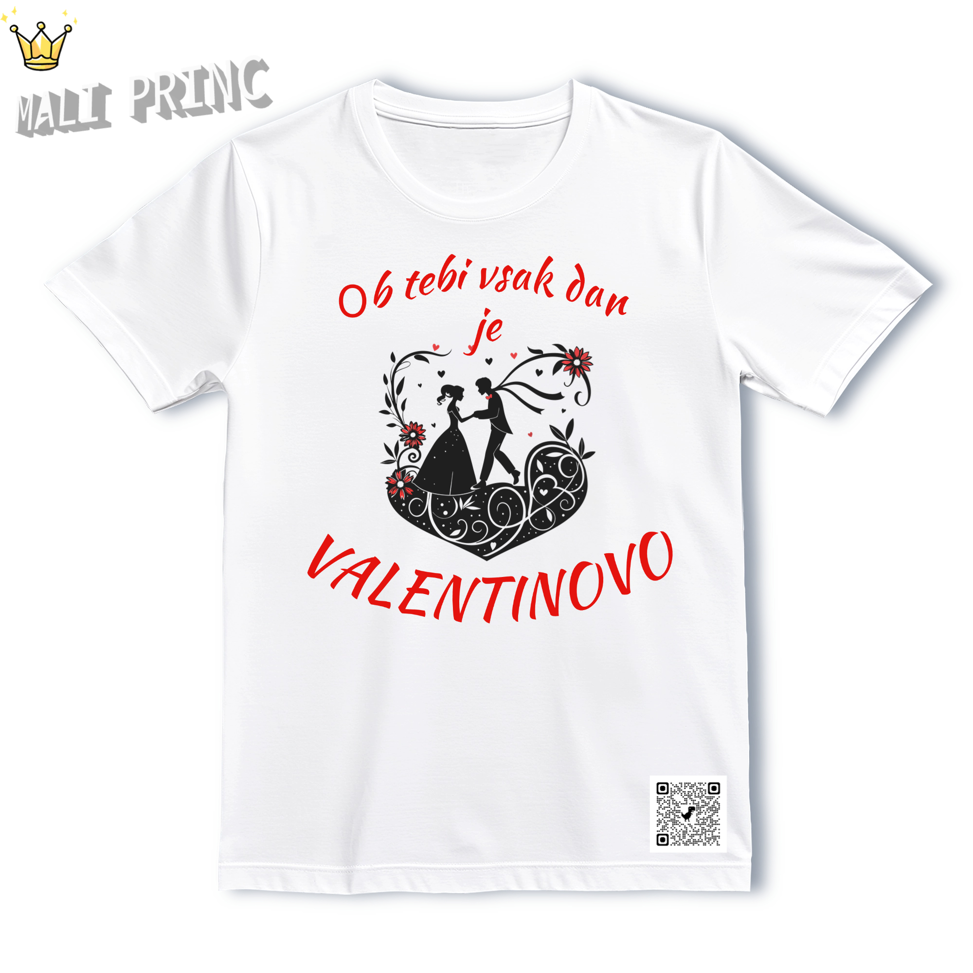 Tisk na majice za valentinovo- personalizirane majice po naročilu